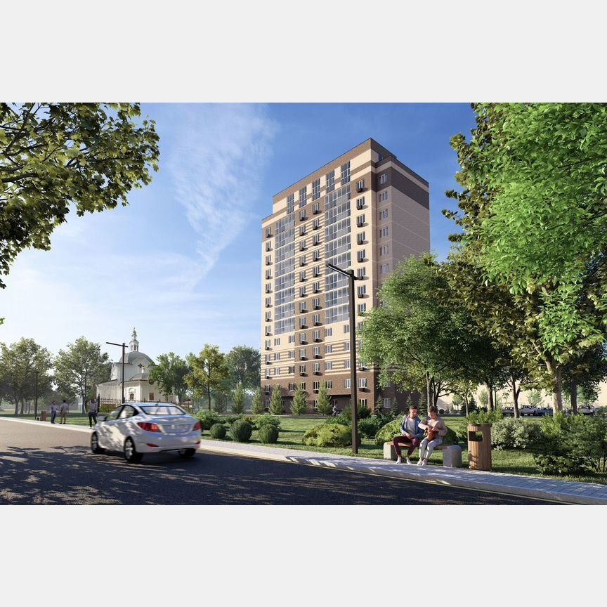 1-комн. квартира, 42.7 м², 10/14 этаж