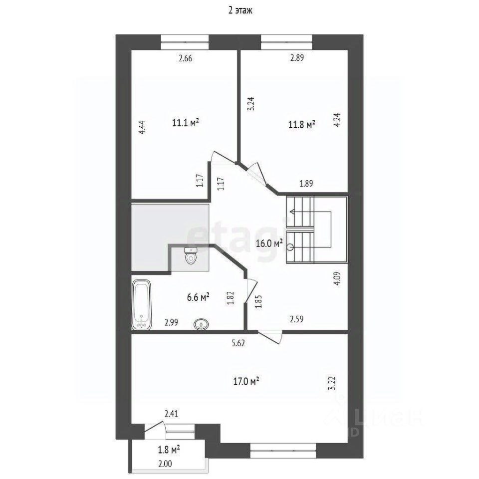 Таунхаус, 110 м², 1 сотка