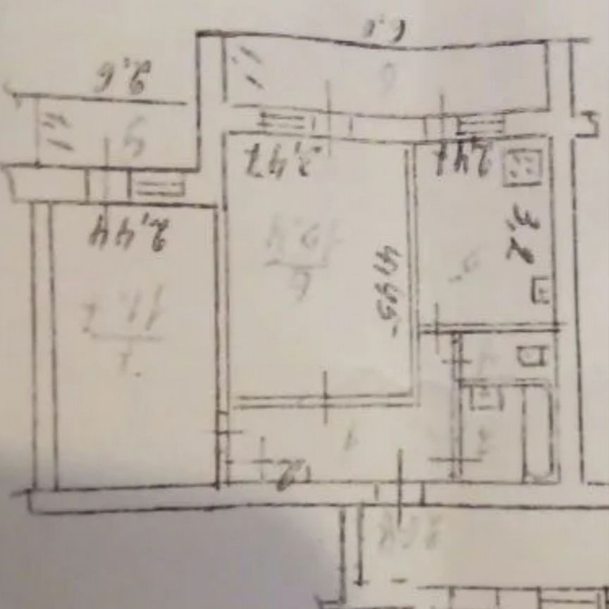 2-комн., 55 м², 7/9 этаж