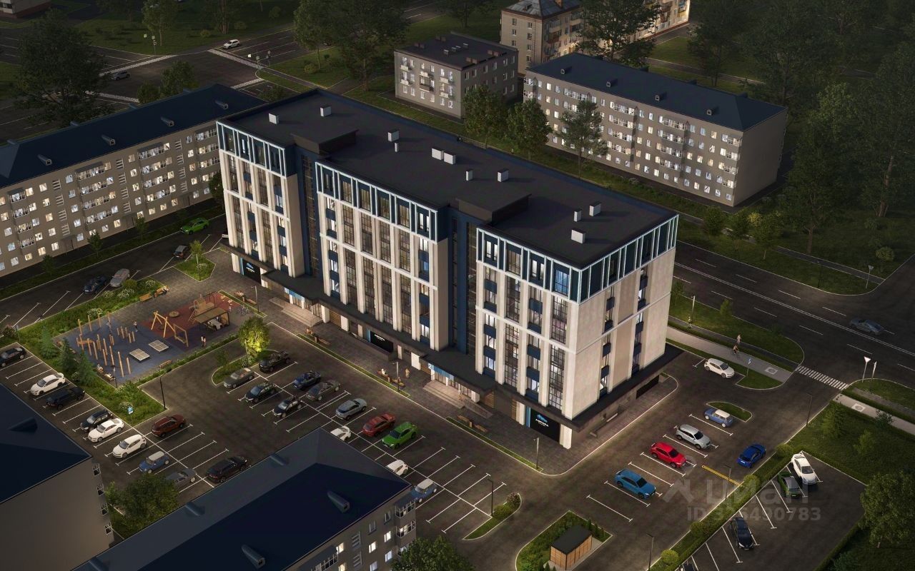 2-комн., Квартира в новостройке, 56.2 м², 7/7 этаж
