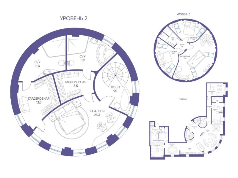 6-комн., 391 м², 16/18 этаж