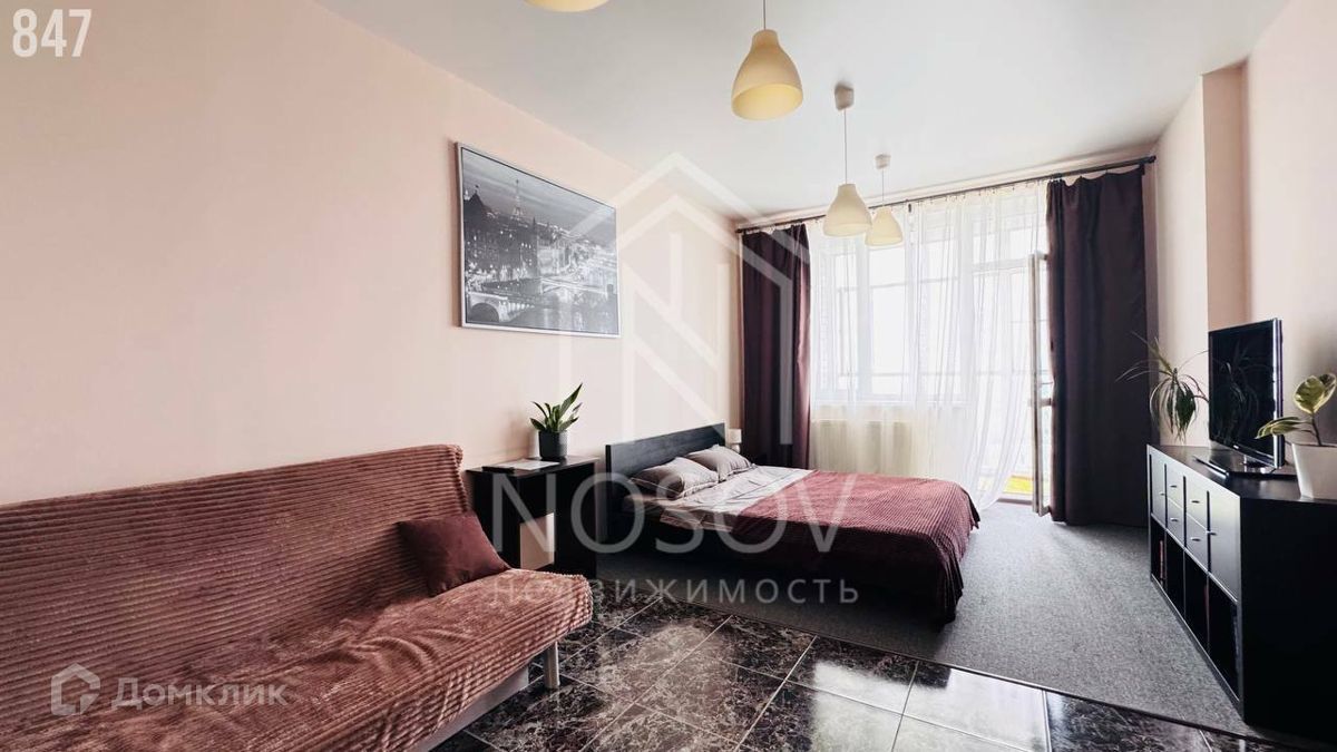 1-комн., Квартира, 52.8 м², 15/22 этаж