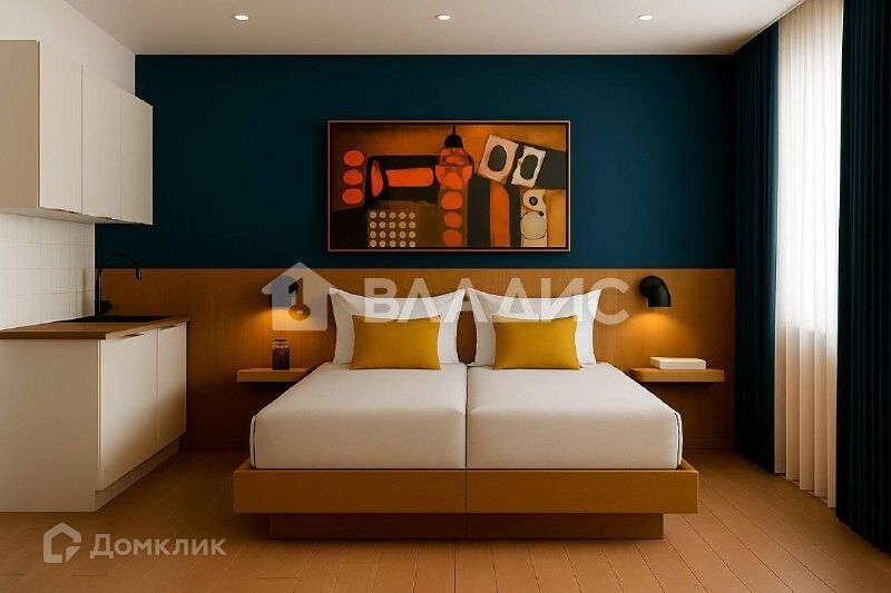 Студия, 20.6 м², 4/4 этаж