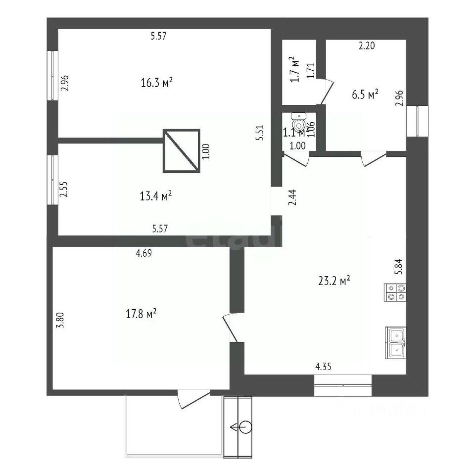 Дом, 80 м², 19.7 соток