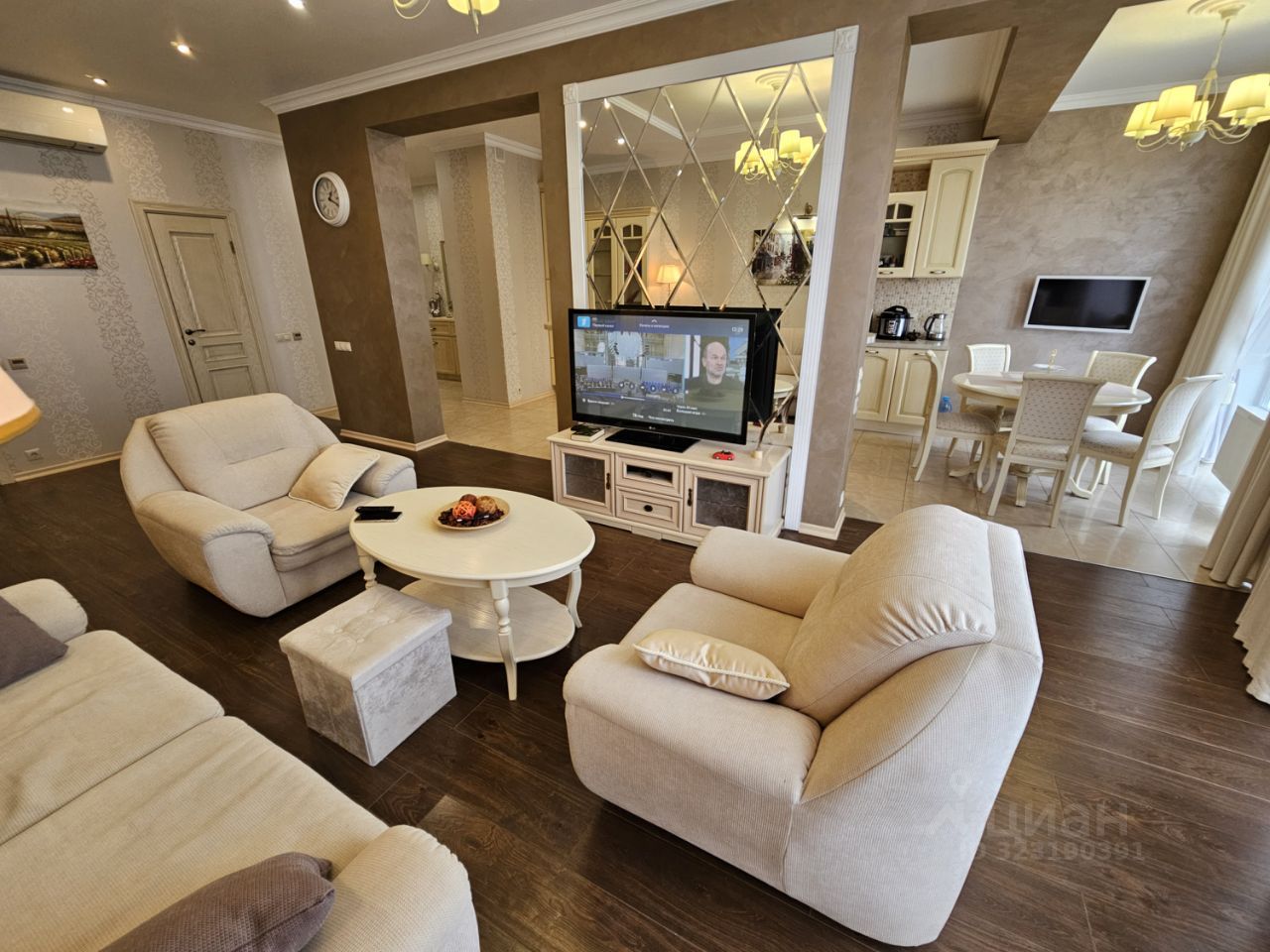 3-комн., 92 м², 17/19 этаж