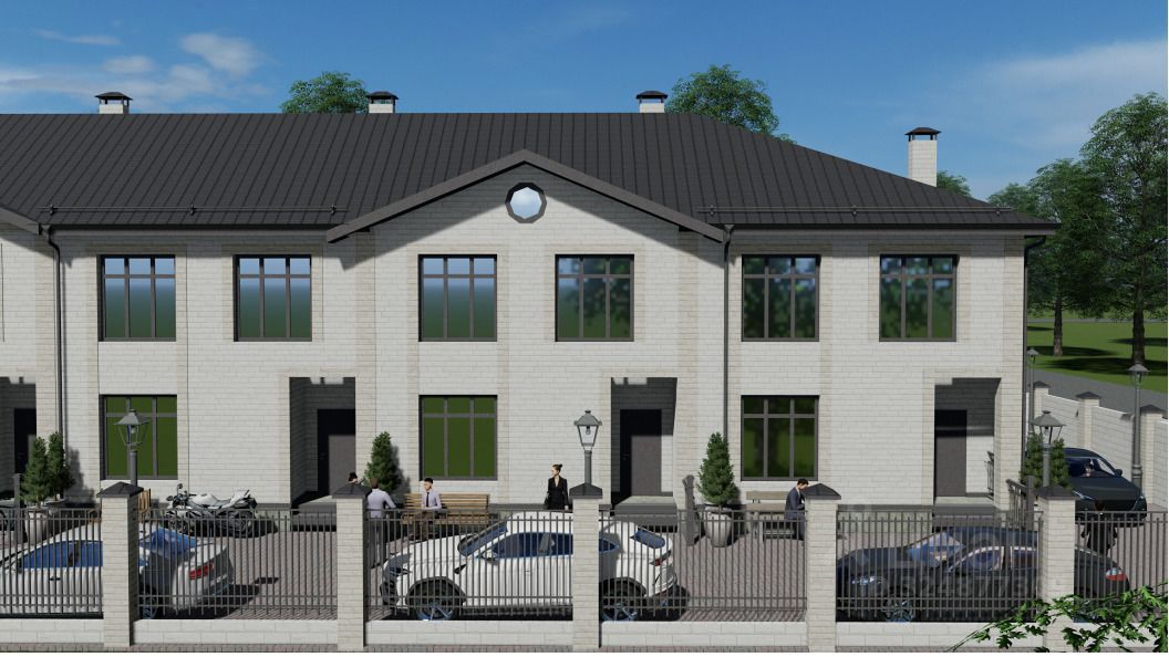 3 этажный, Таунхаус, 150 м², 1.5 сотка, 3 этажа