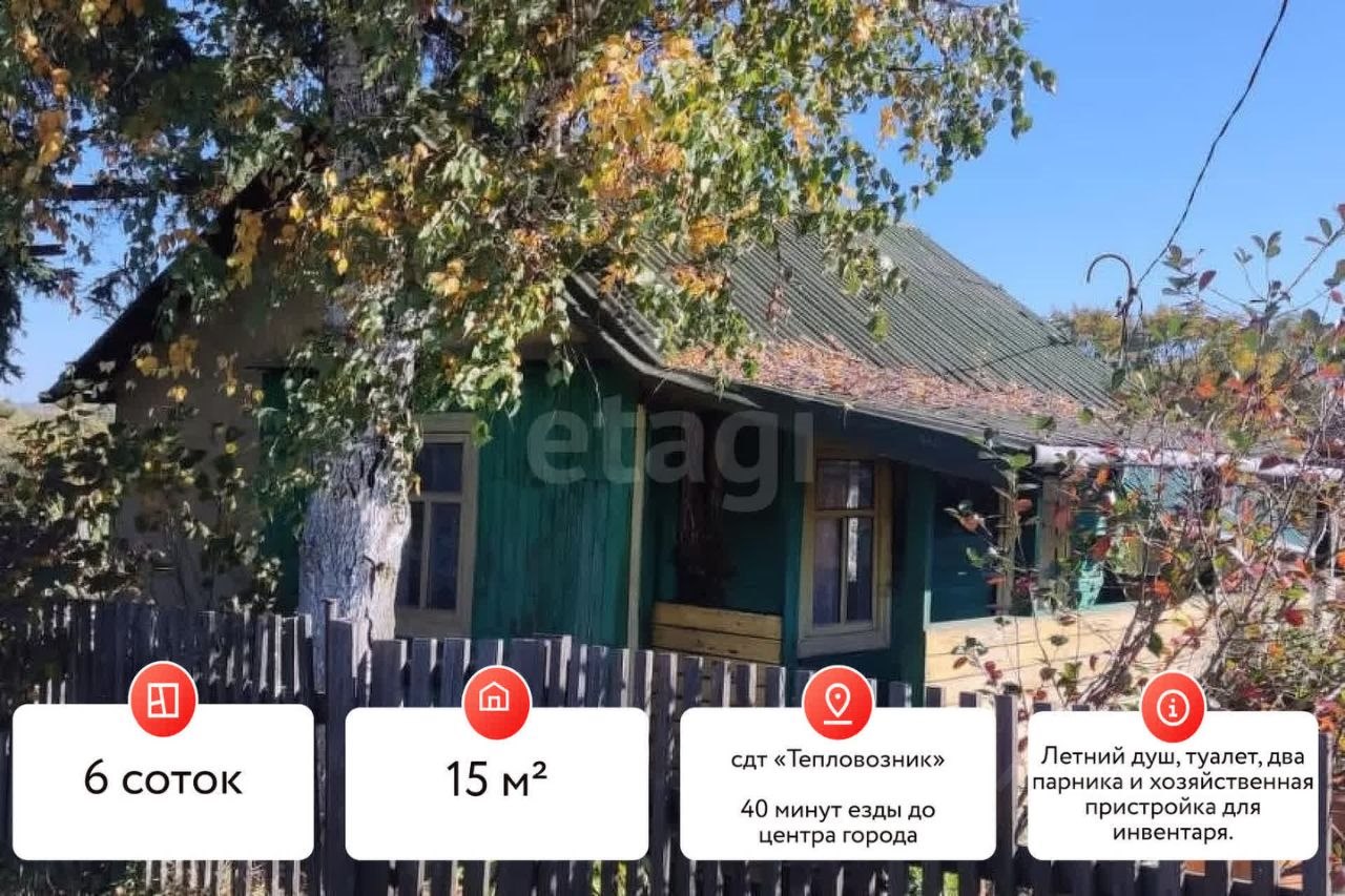 Дом, 15 м², 6 соток