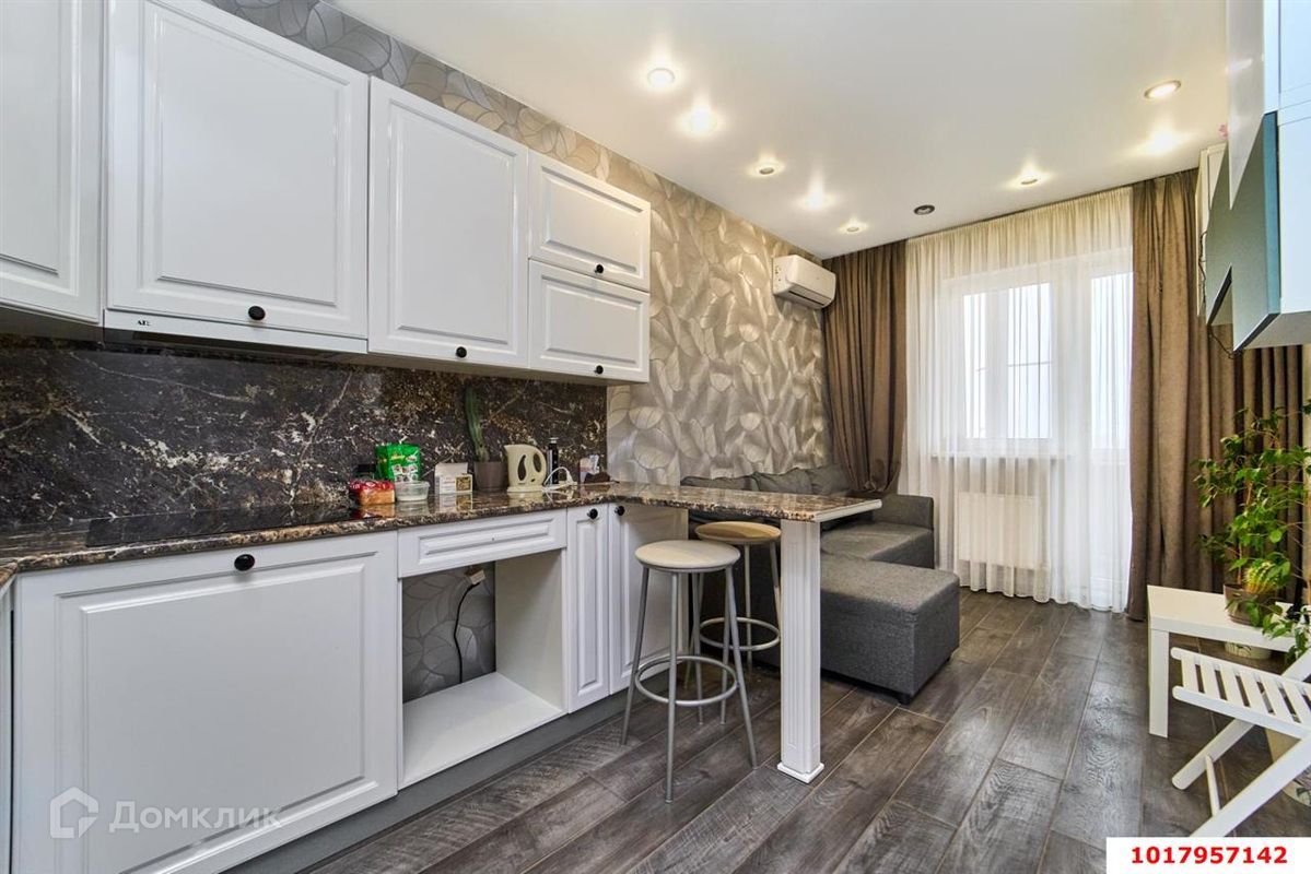 Студия, 23.4 м², 16/17 этаж