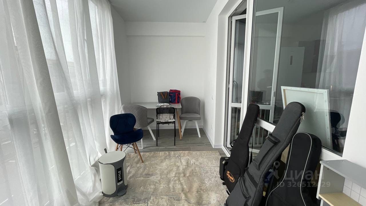 Студия, 23 м², 3/4 этаж