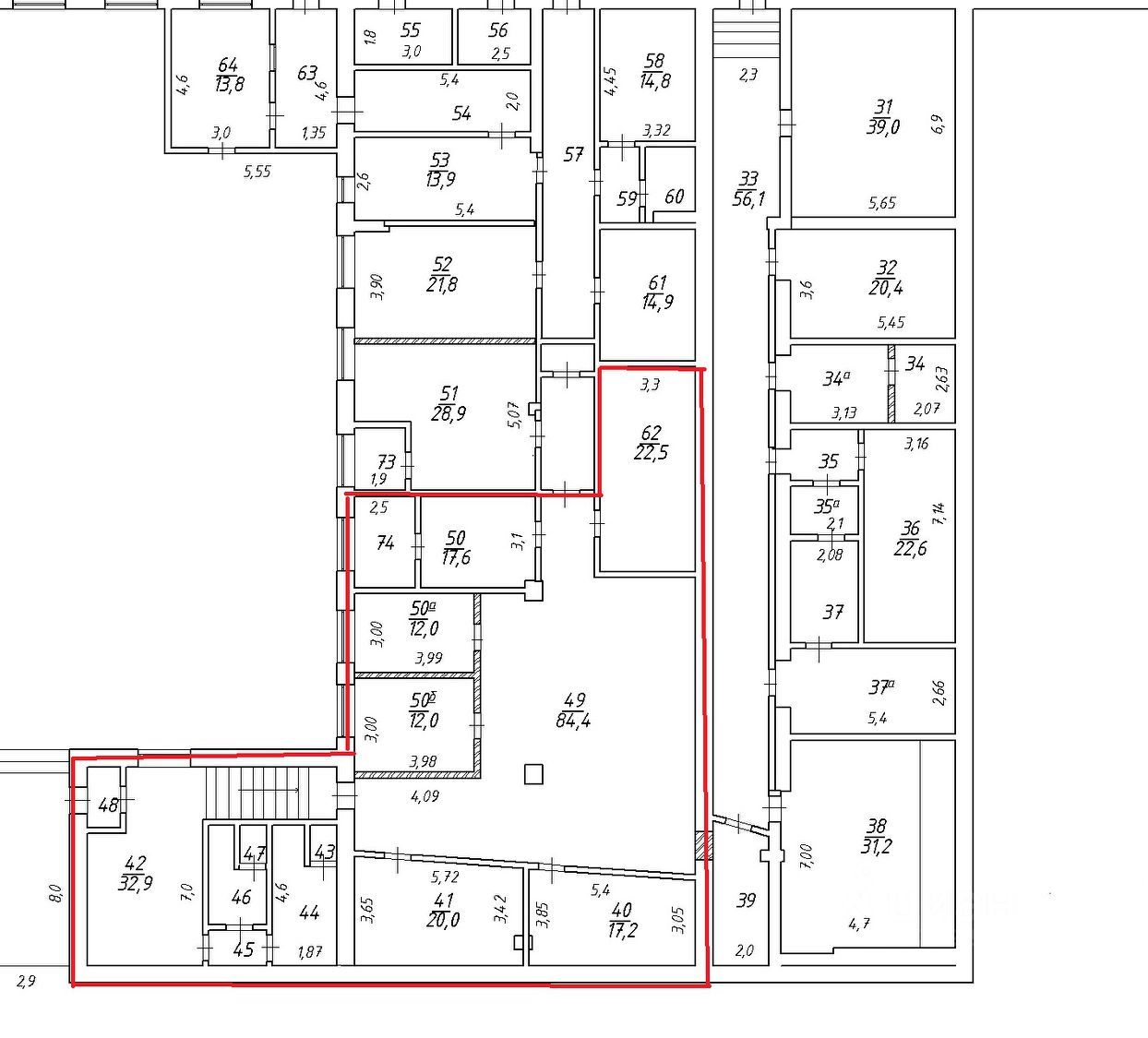 Склад, 236 м², -1/6 этаж