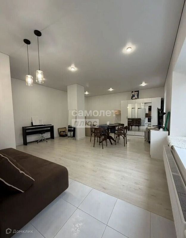 Студия, 44 м², 1/2 этаж