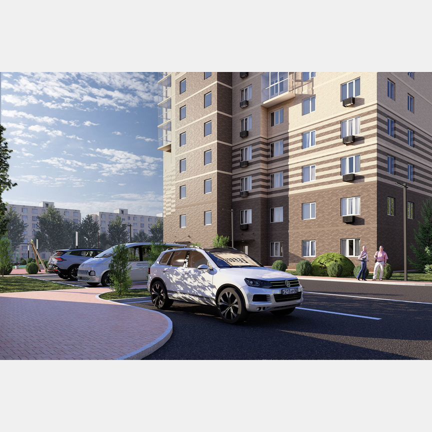 1-комн. квартира, 43.3 м², 2/14 этаж