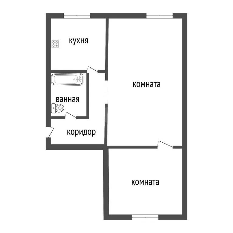 2-комн., 42 м², 4/5 этаж
