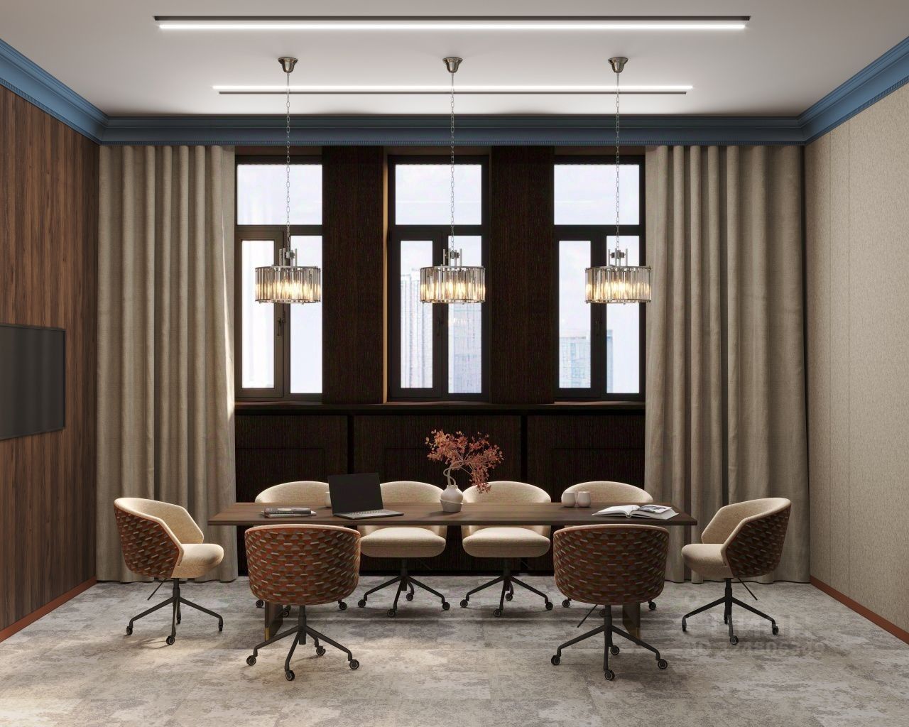 Офис, 2500 м², 3/4 этаж