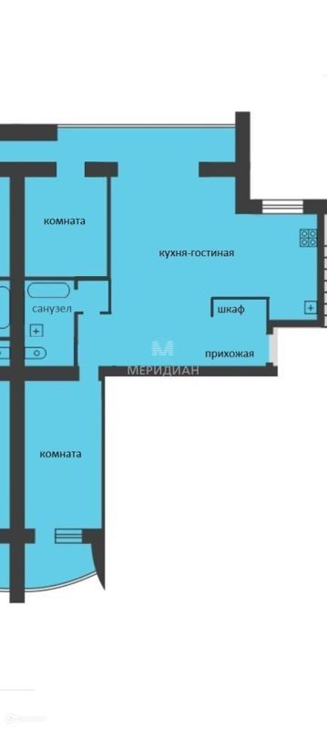 3-комн., 60 м², 3/9 этаж