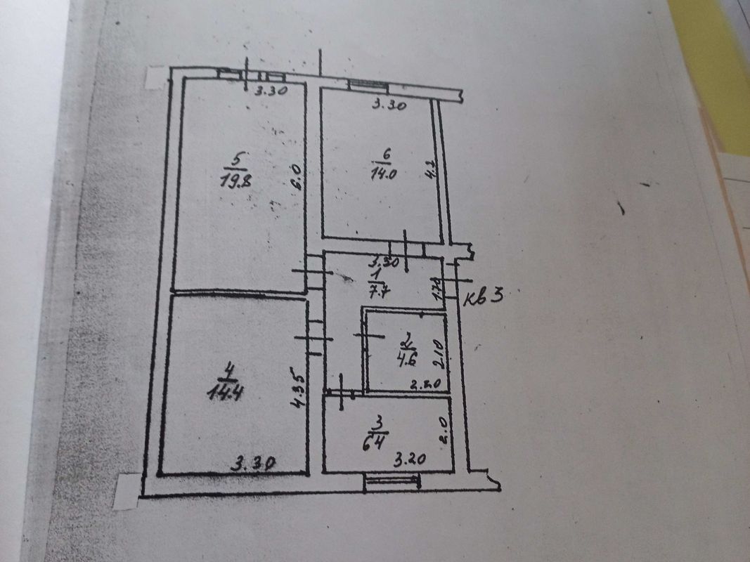 3-комн., 66.9 м², 2/2 этаж