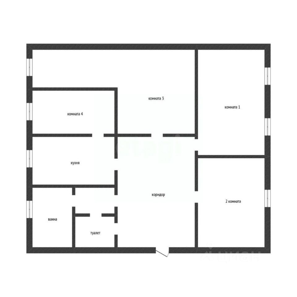 4-комн., 101.5 м², 3/4 этаж