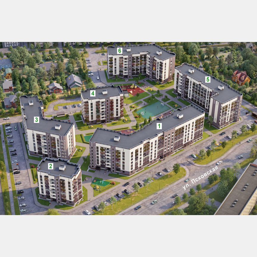 1-комн. квартира, 38.7 м2, 7/8 этаж