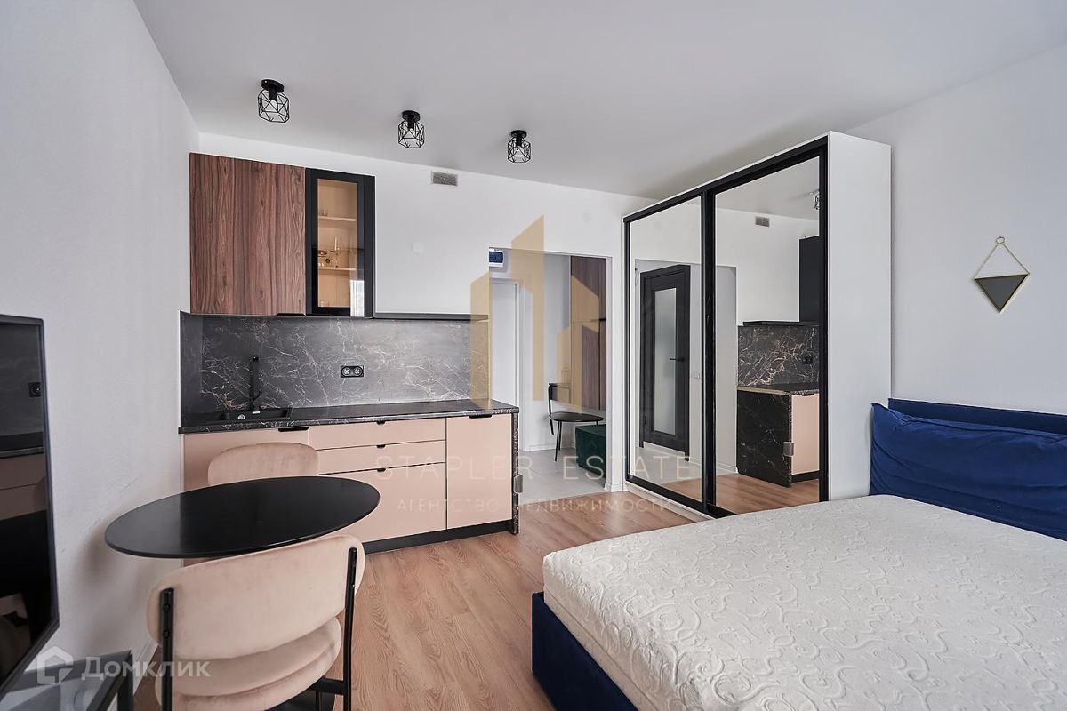 Студия, 21.5 м², 18/21 этаж