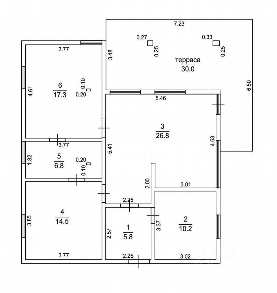 Дом, 115 м², 7 соток