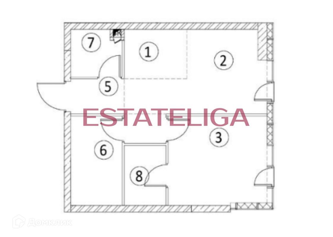 1-комн., 48.6 м², 10/18 этаж