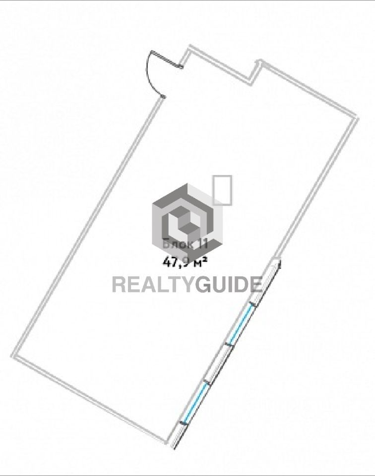 Офис, 47.9 м², 4/29 этаж