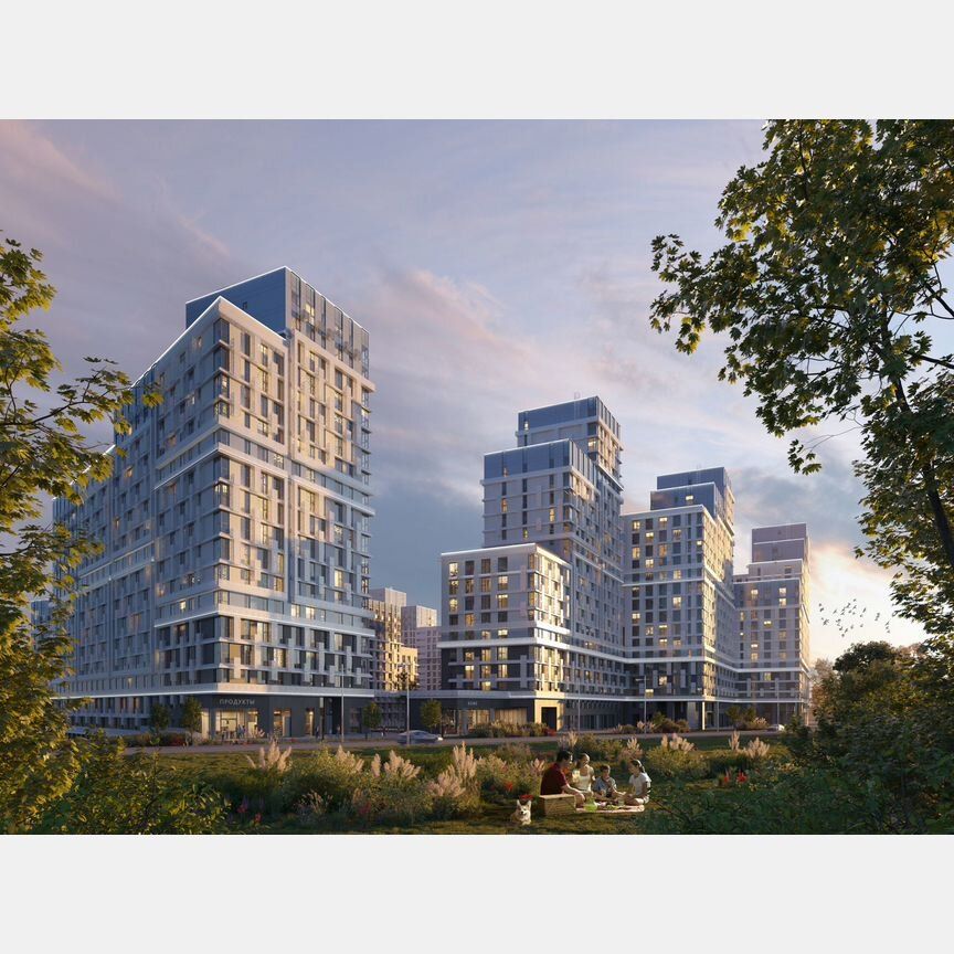 4-комн. квартира, 80.8 м2, 6/24 этаж