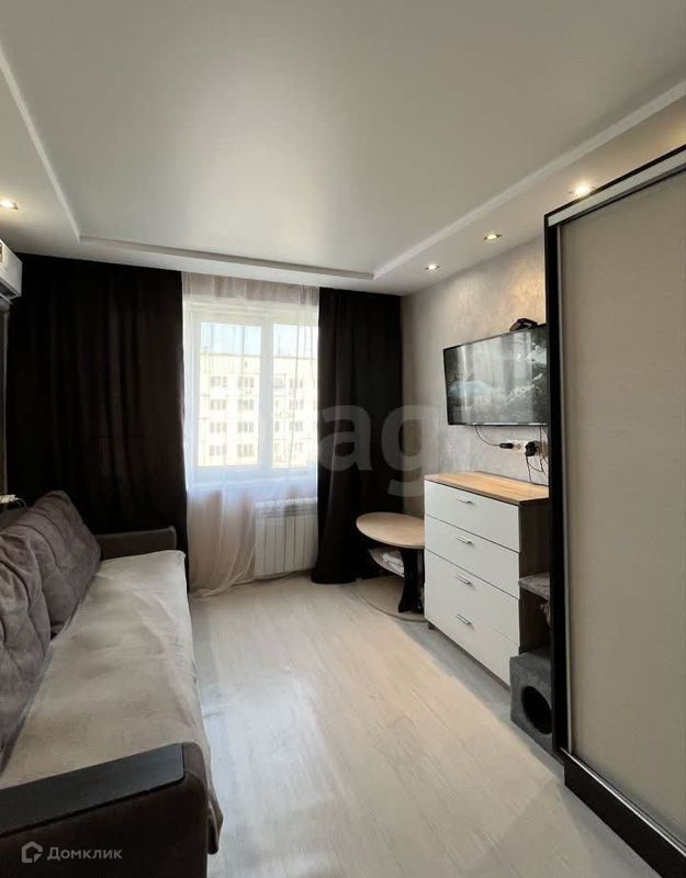 Студия, 17 м², 7/9 этаж