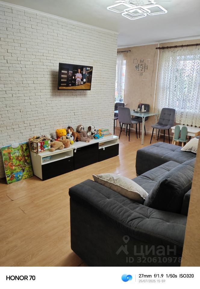 3-комн., 57 м², 2/5 этаж