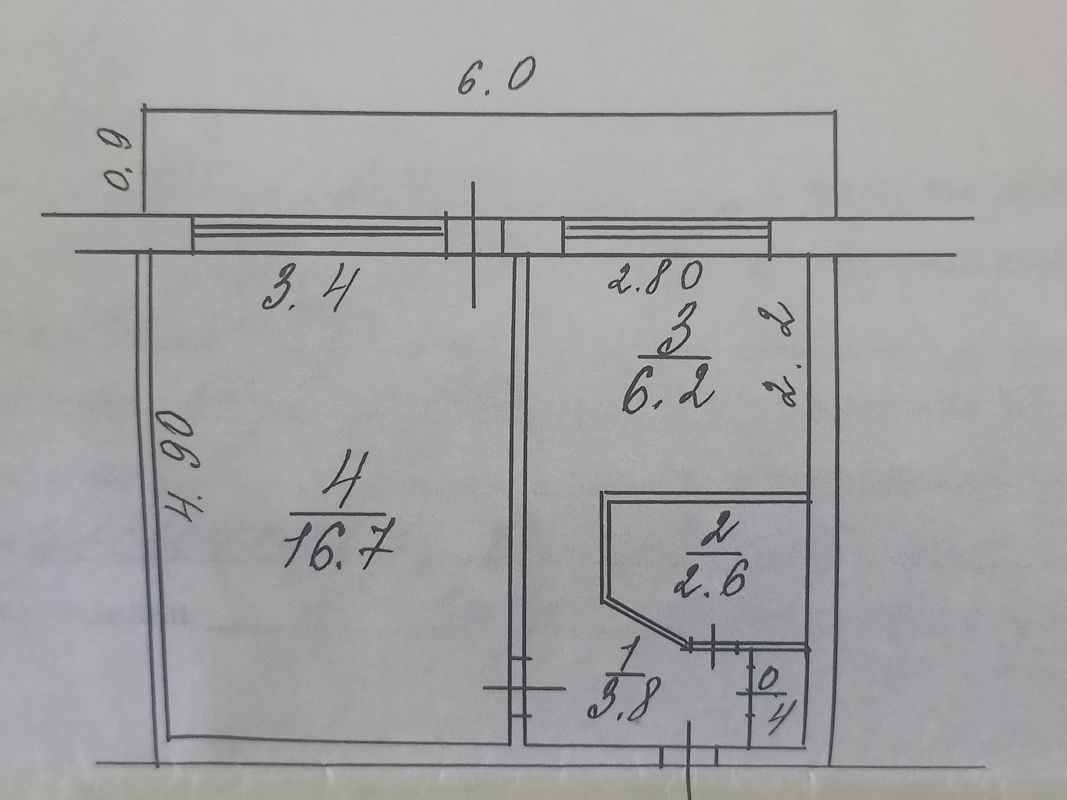 1-комн., 29.7 м², 5/5 этаж