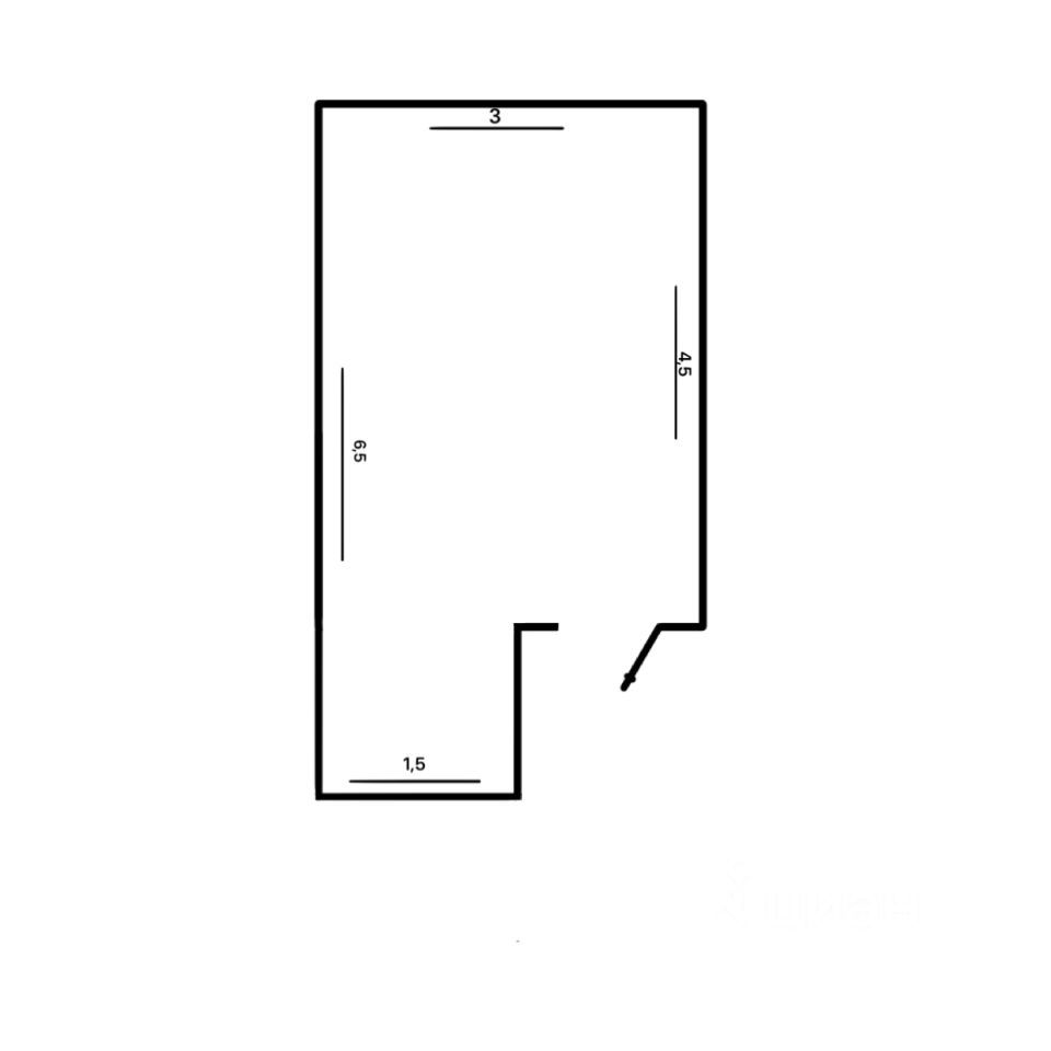 Офис, 14 м², 1/2 этаж