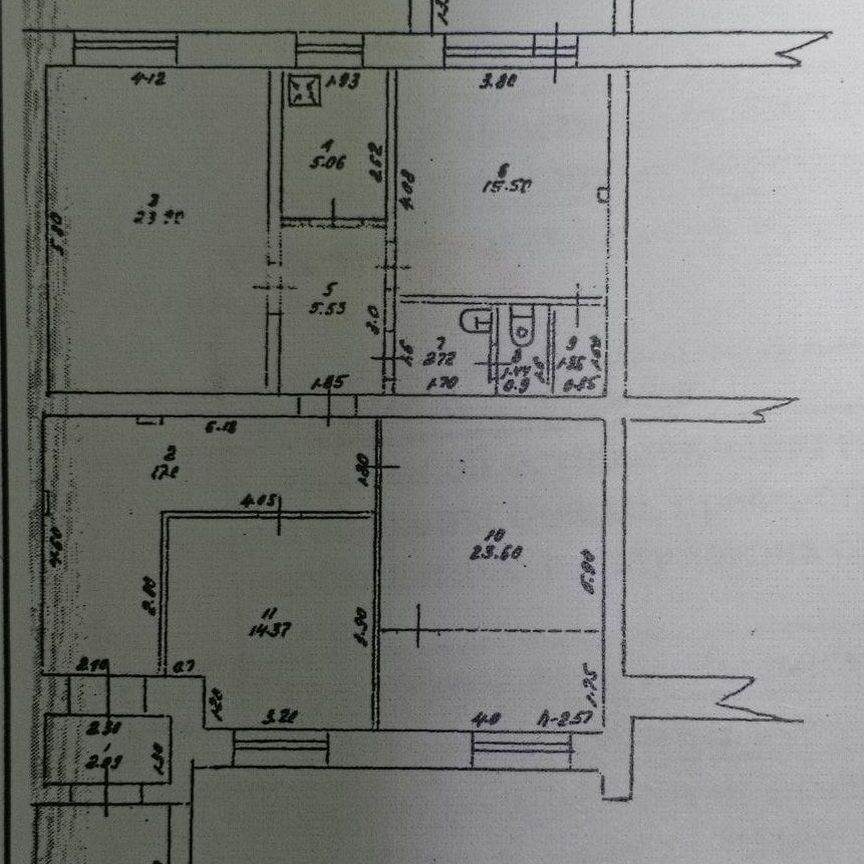 3-комн., 120.6 м², 1/5 этаж