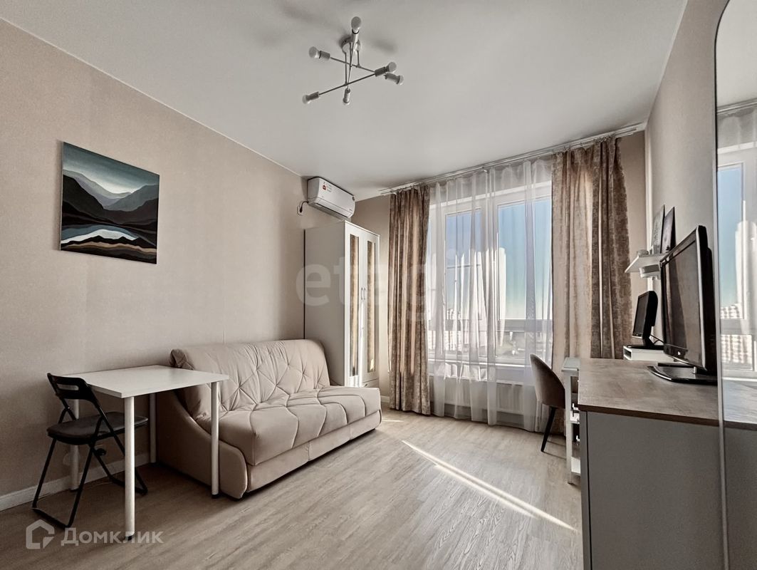 Студия, 22 м², 14/25 этаж