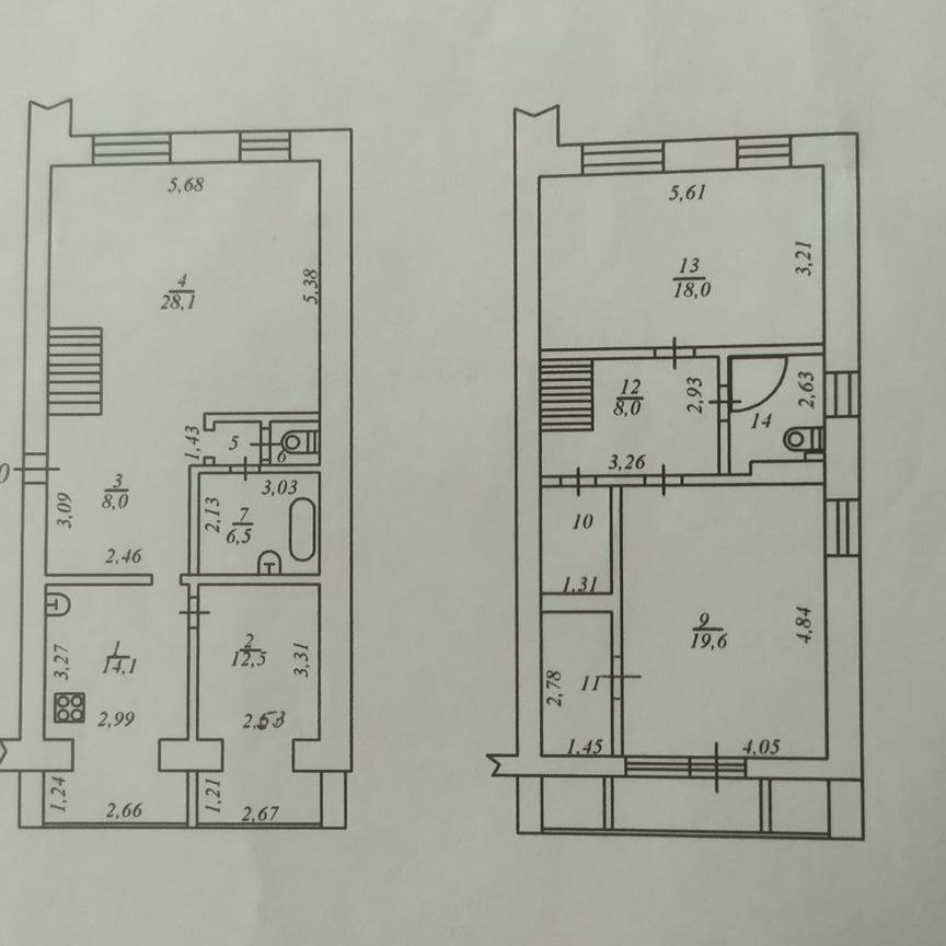 4-комн., 133.5 м², 5/5 этаж