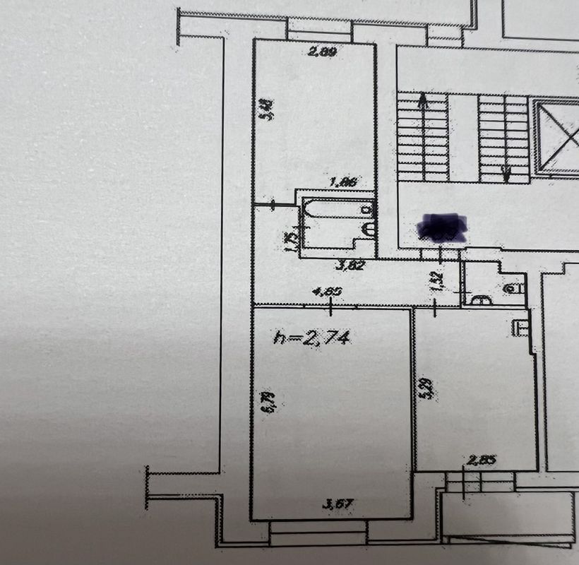 2-комн., 68.5 м², 4/8 этаж