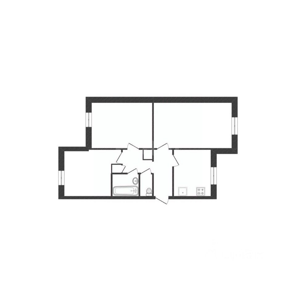 1-этажный дом, 78.3 м², 44 сотки