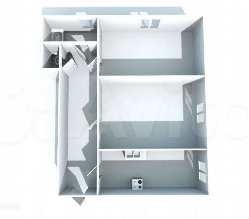 2-комн., 48.4 м², 3/3 этаж