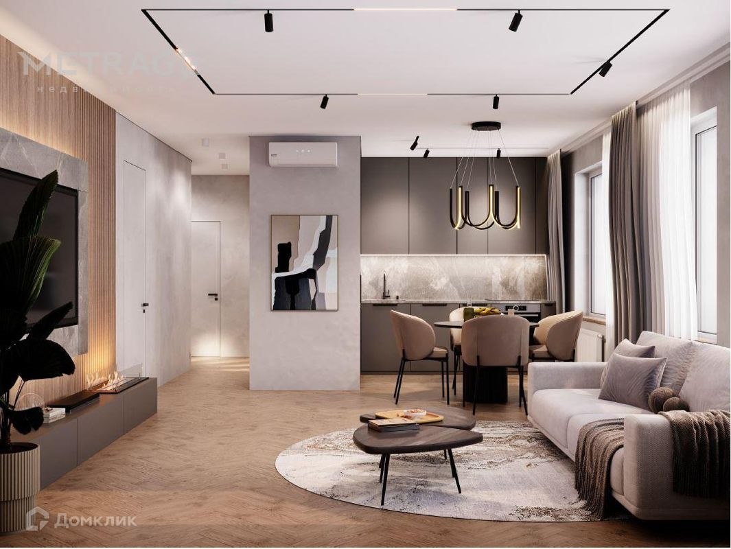 3-комн., 80.6 м², 15/17 этаж