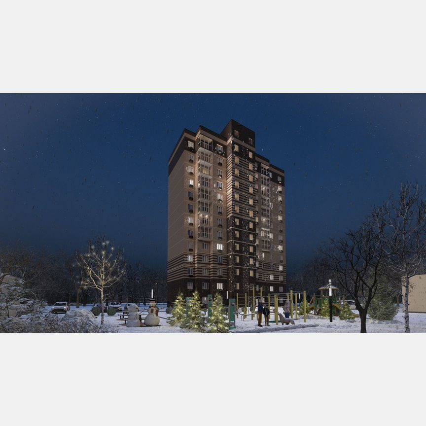 2-комн. квартира, 73.9 м², 11/14 этаж