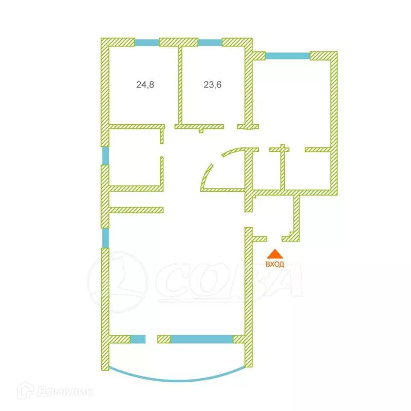 4-комн., 183 м², 5/7 этаж