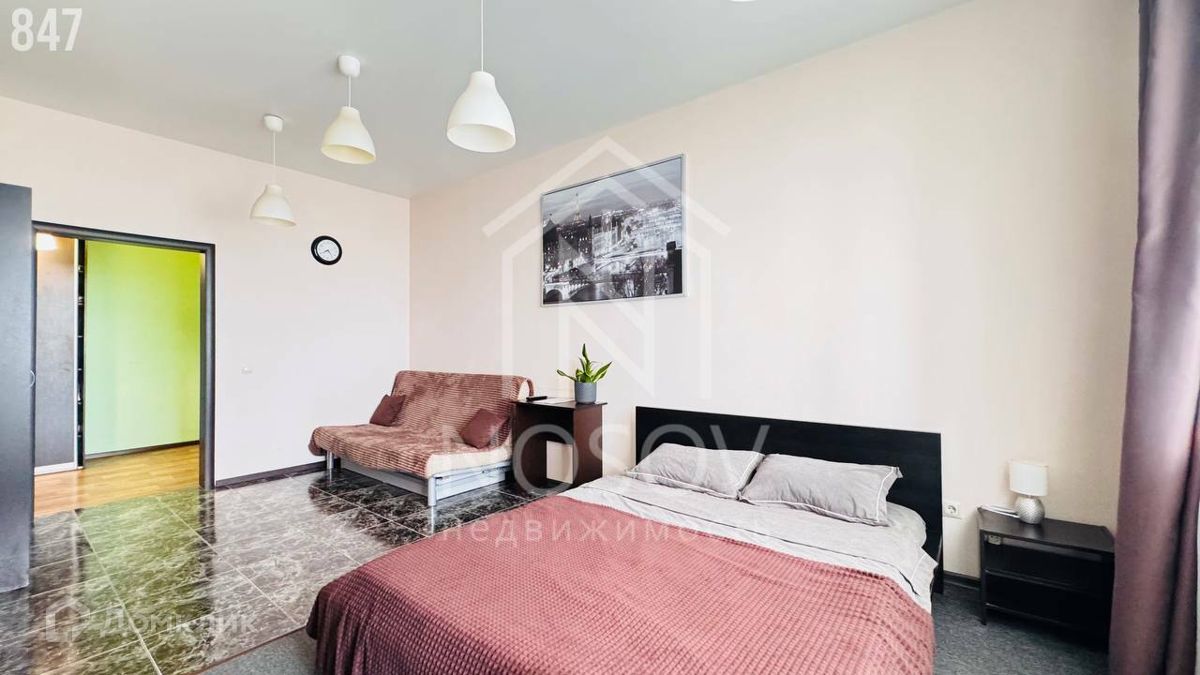 1-комн., Квартира, 52.8 м², 15/22 этаж