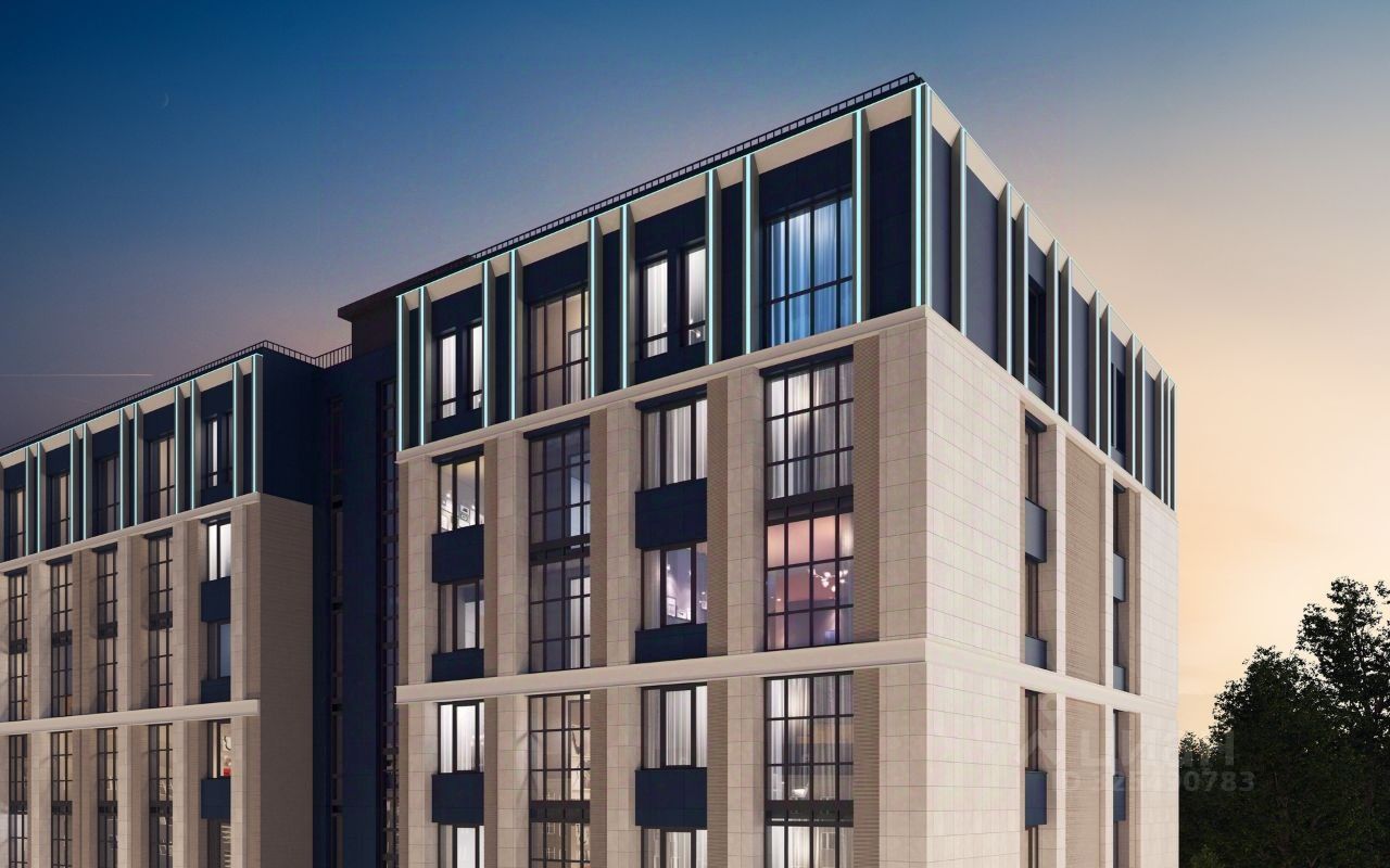 2-комн., Квартира в новостройке, 56.2 м², 7/7 этаж