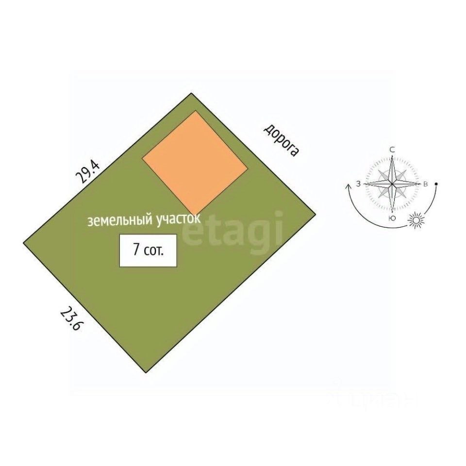 1-этажный дом, 137 м², 22 сотки