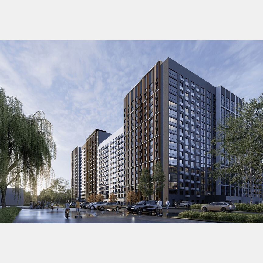 3-комн. квартира, 85.4 м2, 3/17 этаж