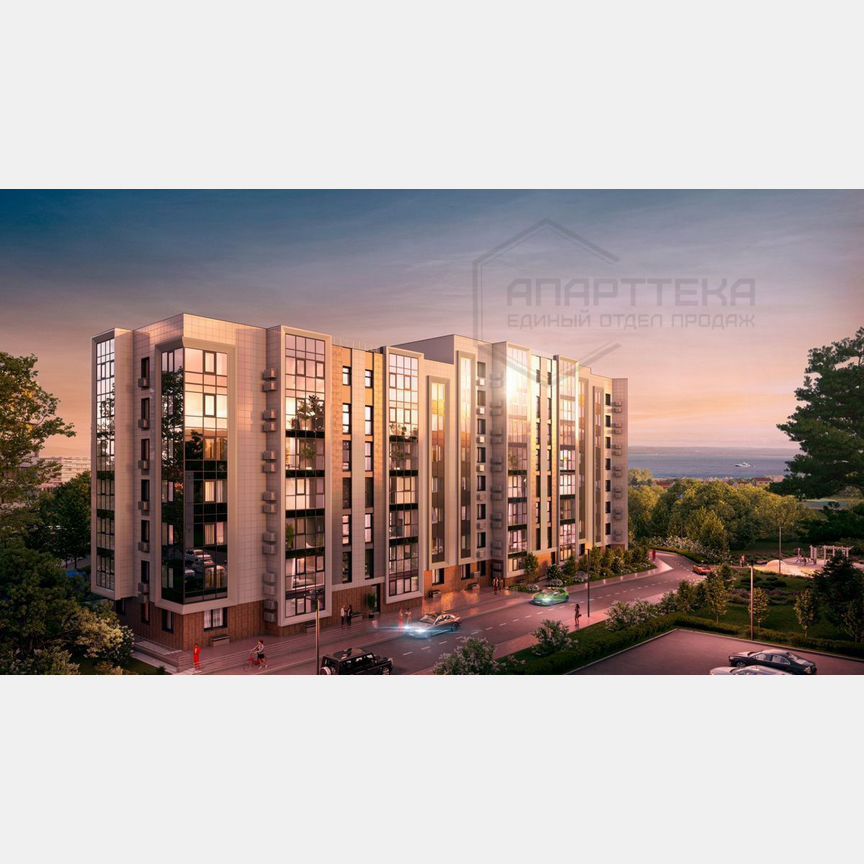 Студия, 32 м², 6/7 этаж