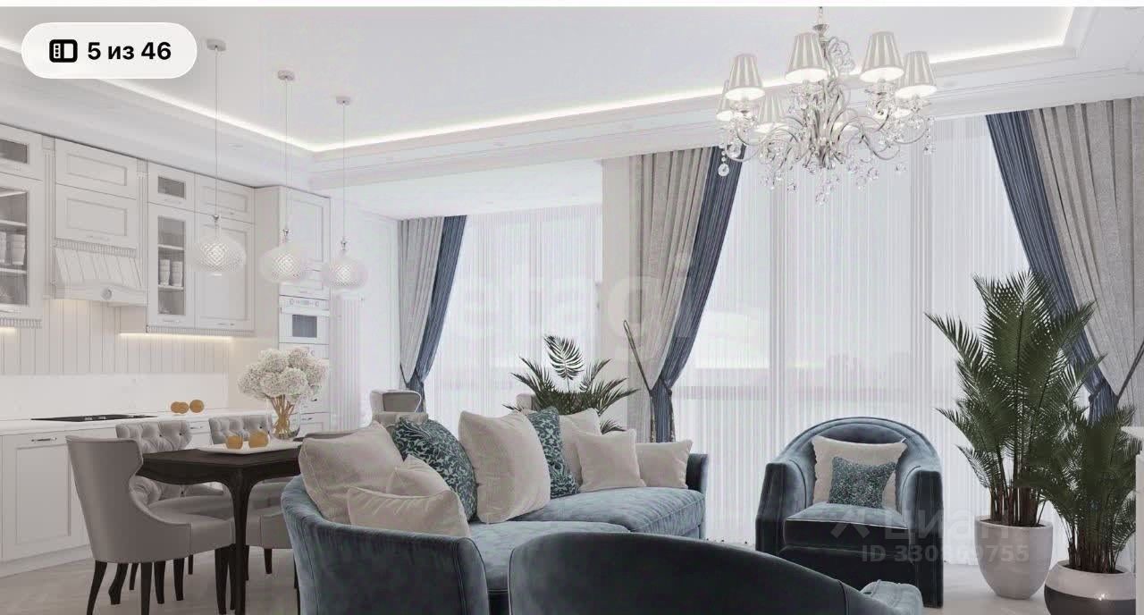 5-комн., Квартира в новостройке, 200.2 м², 20/22 этаж