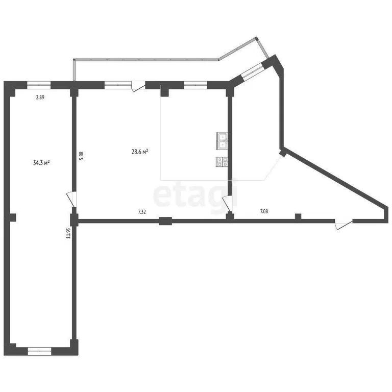 3-комн., 99 м², 10/22 этаж