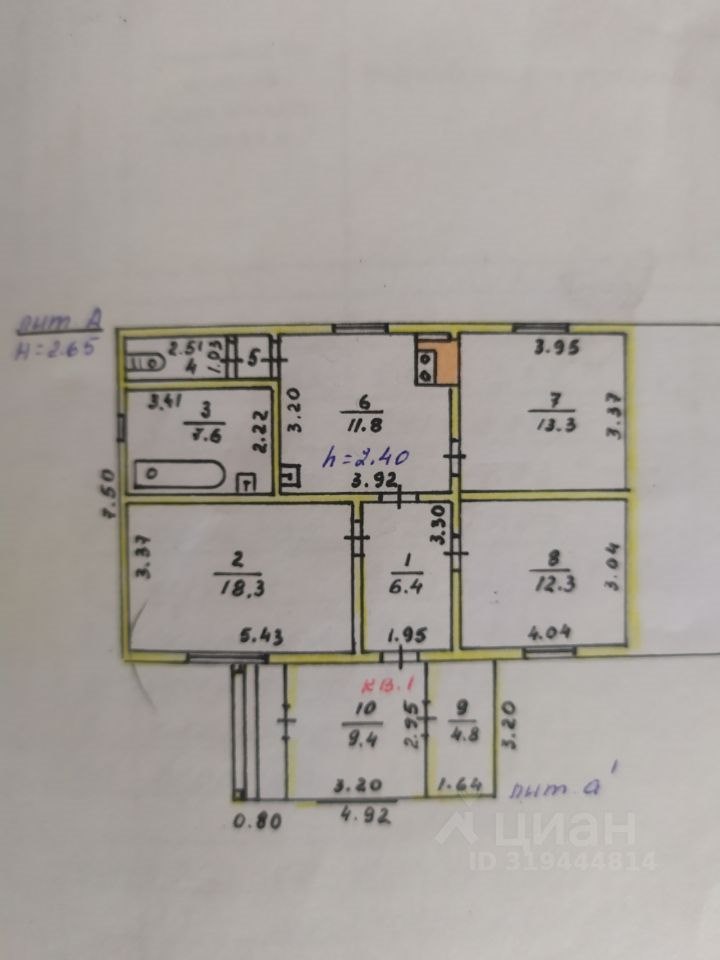 1-этажный дом, 73.1 м², 12 соток
