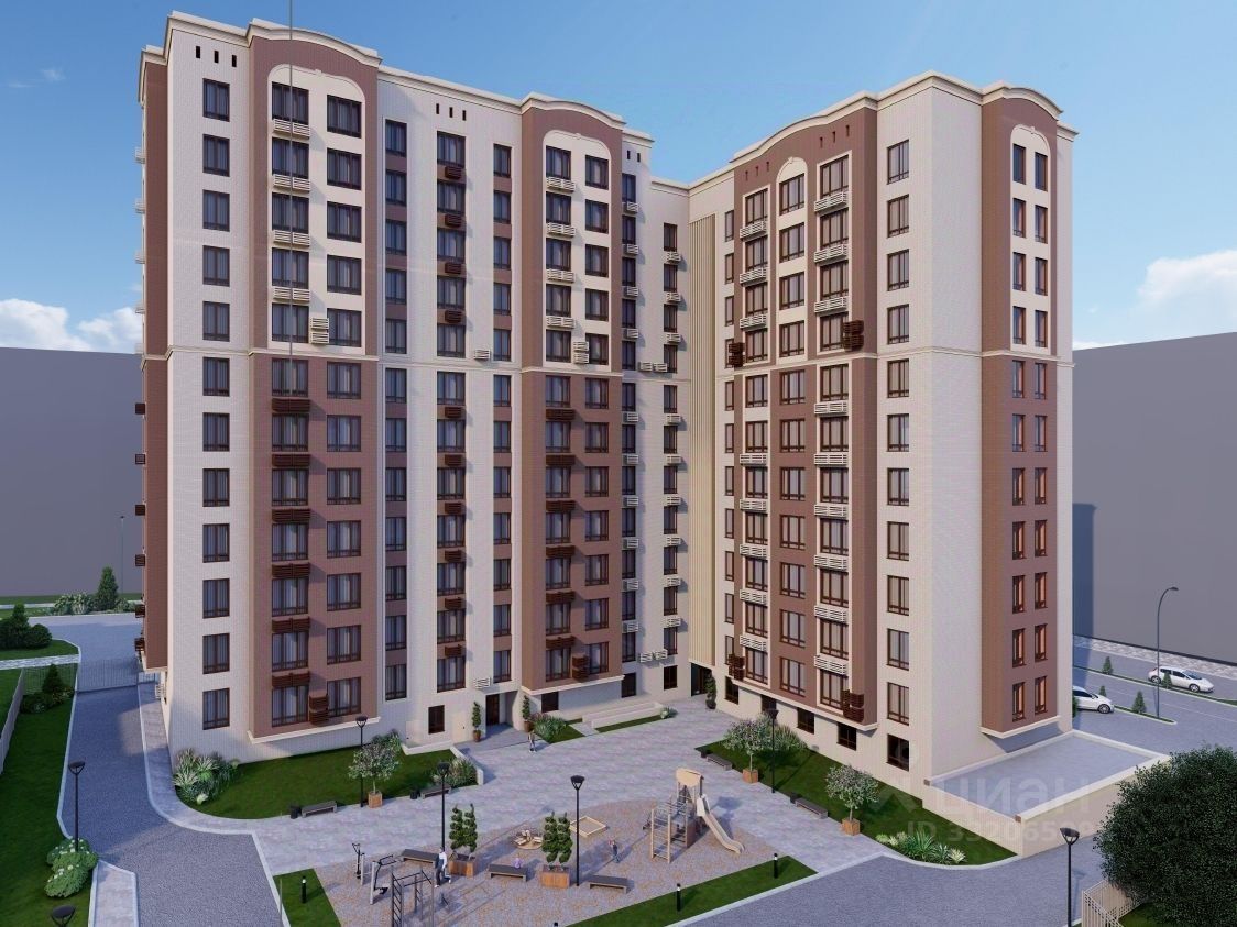3-комн. квартира, 110 м2, 2/12 этаж