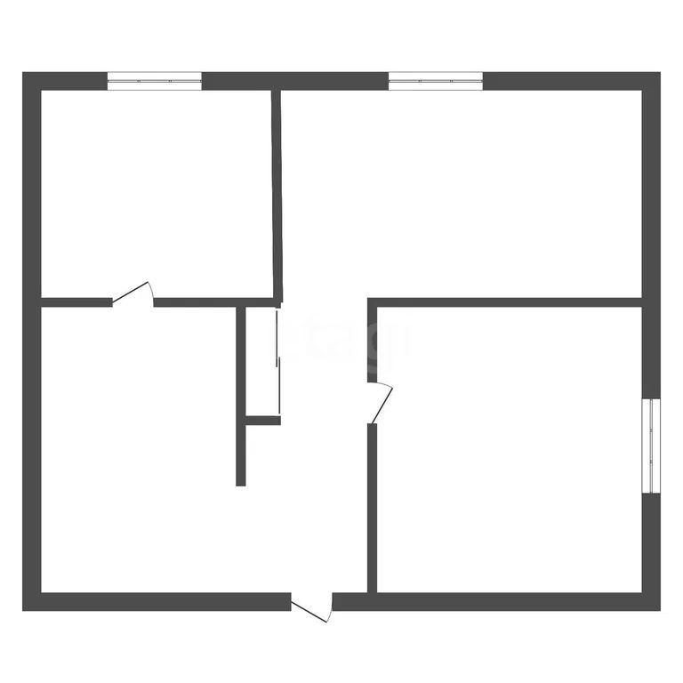 3-комн., 58 м², 1/1 этаж